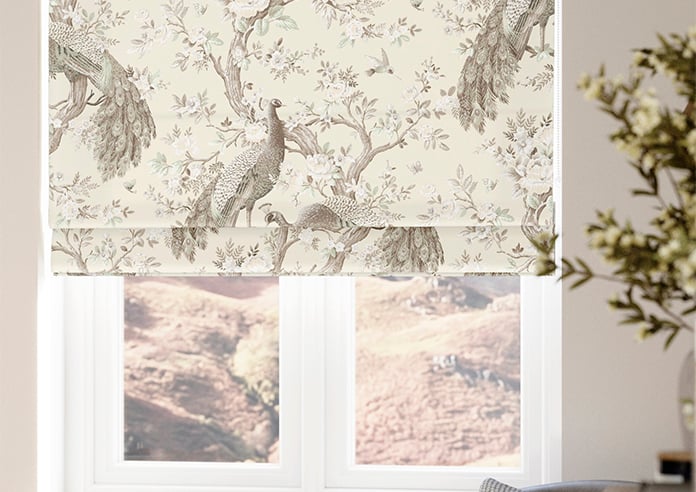 Laura Ashley Belvedere, Soft Truffle - Roman Blind - Image 5